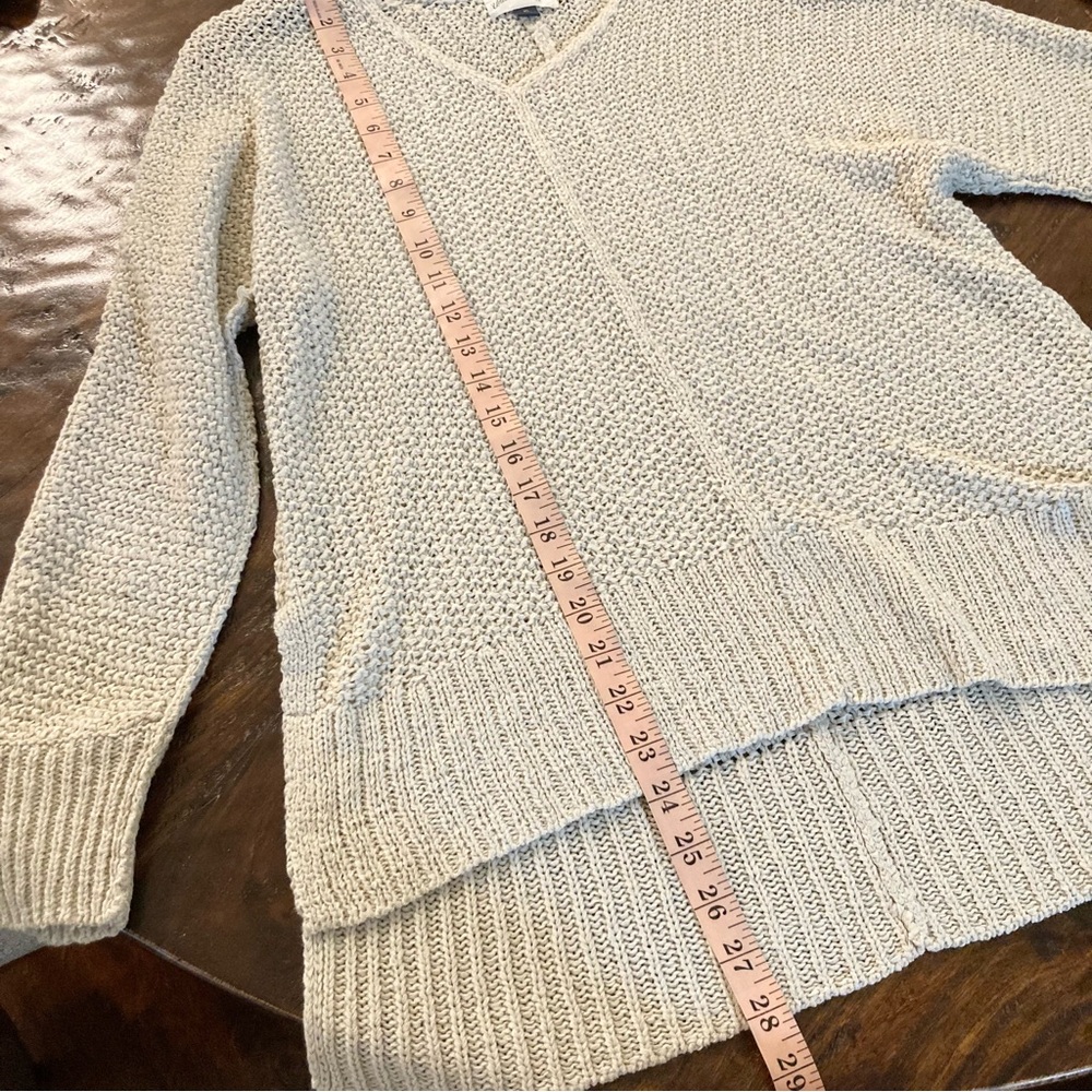 Universal Thread Cream Tan Sweater Tan Knit Woven Women’s Size XS - S Small - Picture 7 of 9